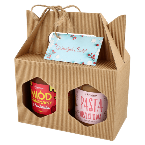 Świąteczny Zestaw miód z pastą