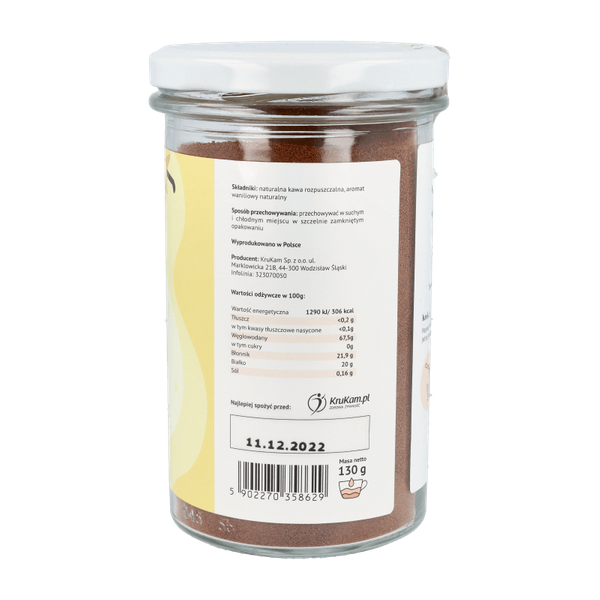 Kawa rozpuszczalna Waniliowa 130g