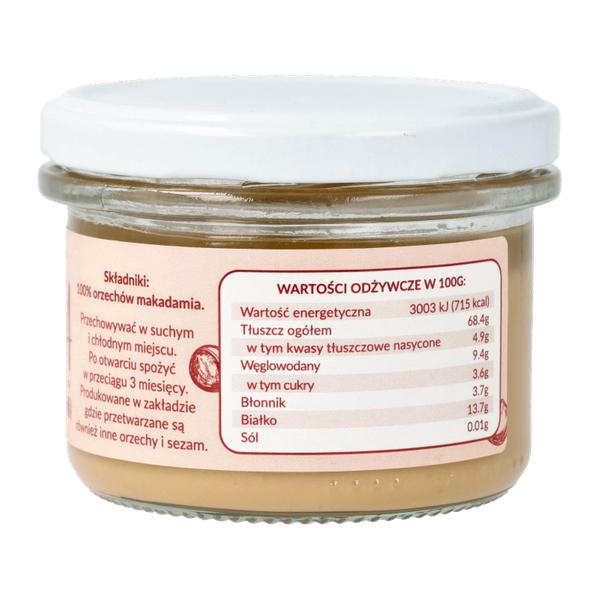 Pasta z orzechów makadamia 150g