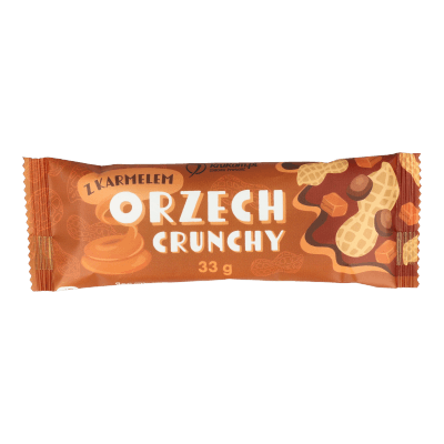 Baton orzech crunchy w czekoladzie 33g