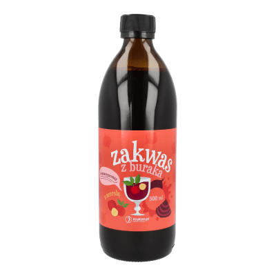 Zakwas z buraków z acerolą niepasteryzowany 500ml