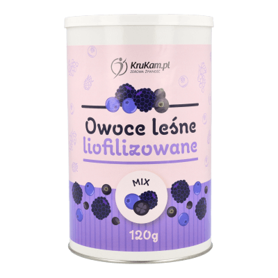 Owoce leśne liofilizowane MIX 120g