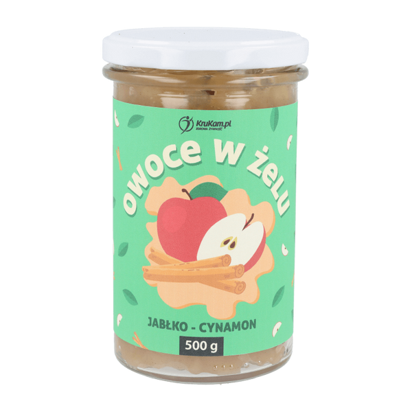 Frużelina Owoce w żelu Jabłko z cynamonem 500g 