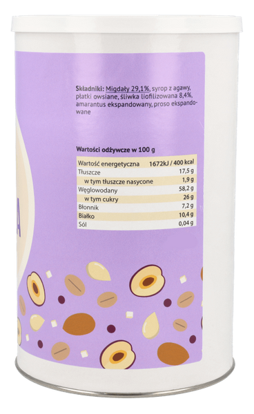Granola migdał-śliwka 180g