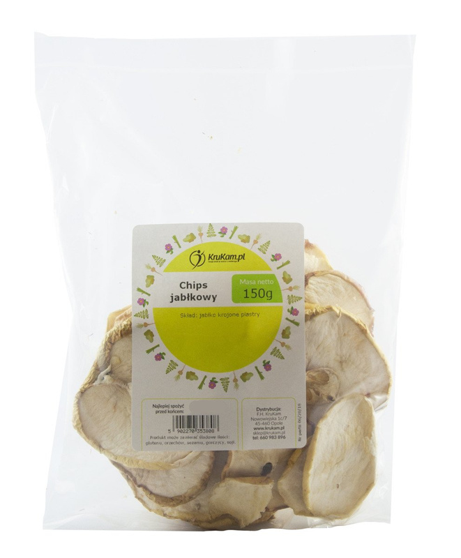 Chipsy jabłkowe suszone jabłko 150g