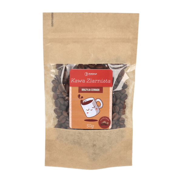 -30%Kawa ziarnista Brazylia Cerrado czekoladowa 50g(Data:27.02.2026)