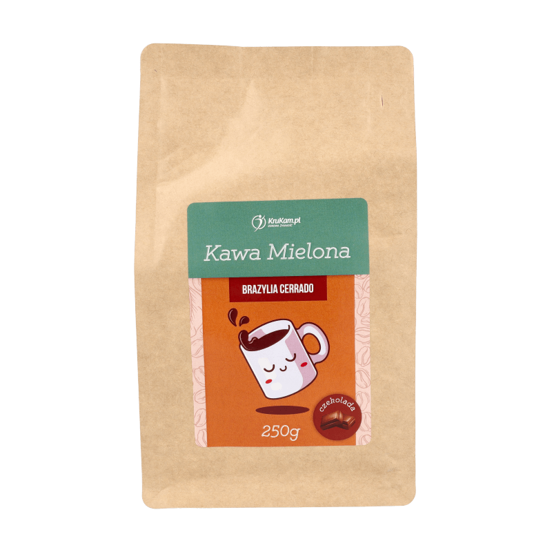 Kawa mielona Brazylia Cerrado czekoladowa 250g