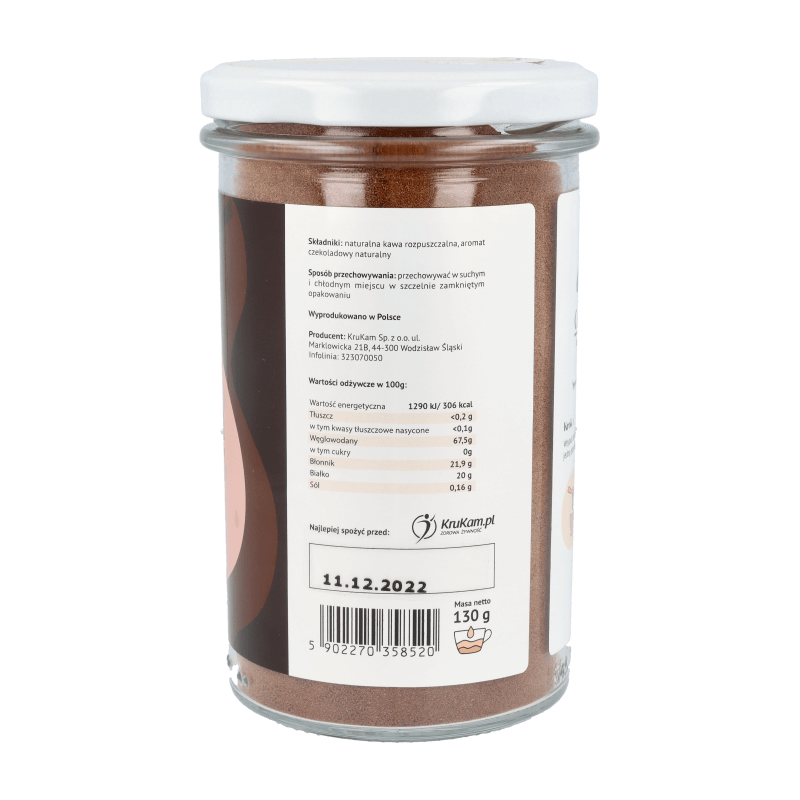 Kawa rozpuszczalna Czekoladowa 130g