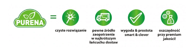 Zestaw 2 x Sok Purena pomarańczowy i jabłkowy 100% zagęszczony 600g na 3 litry soku + dzbanek