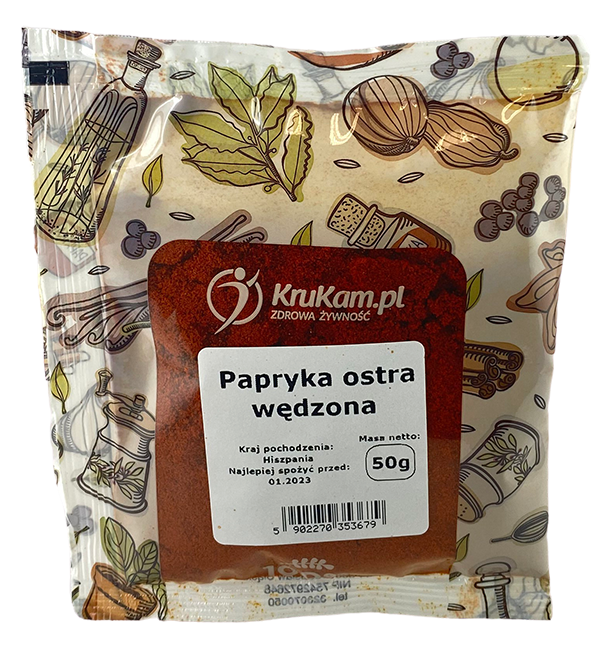 Papryka ostra wędzona 50g