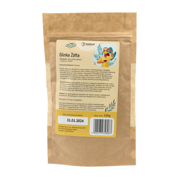 Glinka żółta 100g
