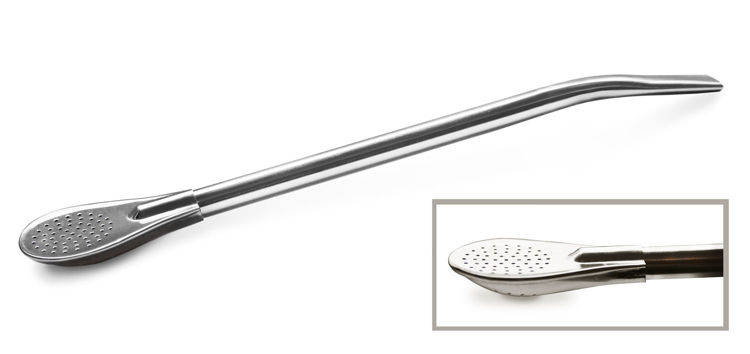 Bombilla LIZA nierdzewna bez pierścienia (19 cm)