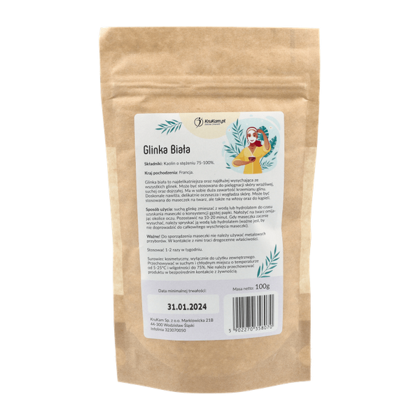 Glinka biała 100g