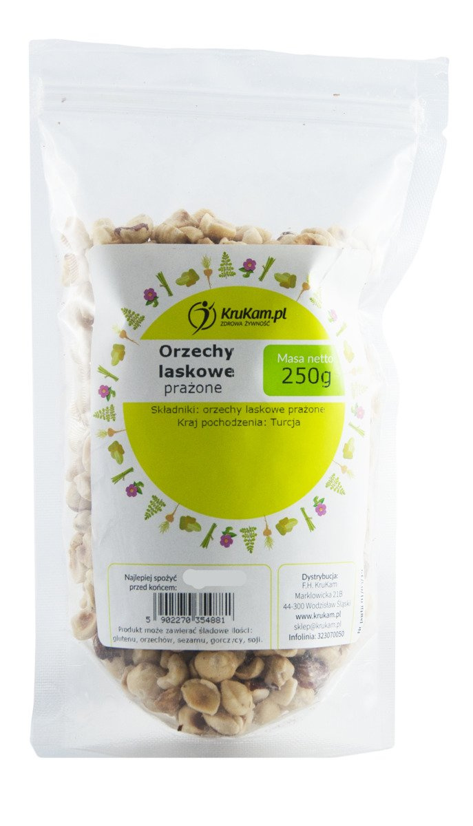 Orzechy laskowe prażone 250g