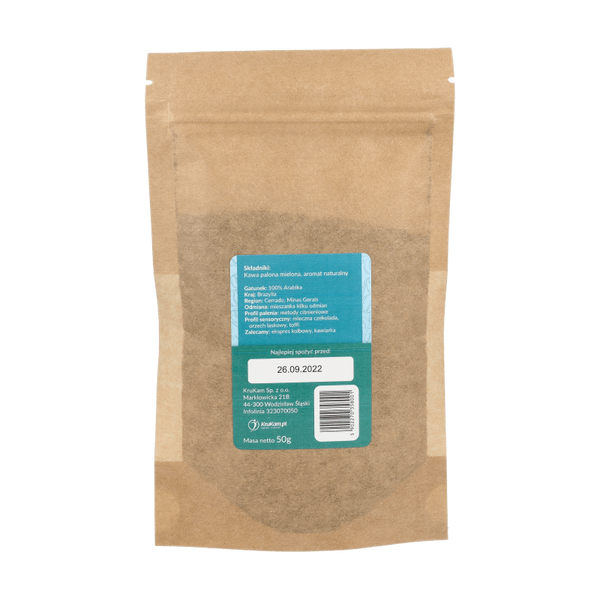 -30%Kawa mielona Brazylia Cerrado kokosowa 50g (26.02.2026)