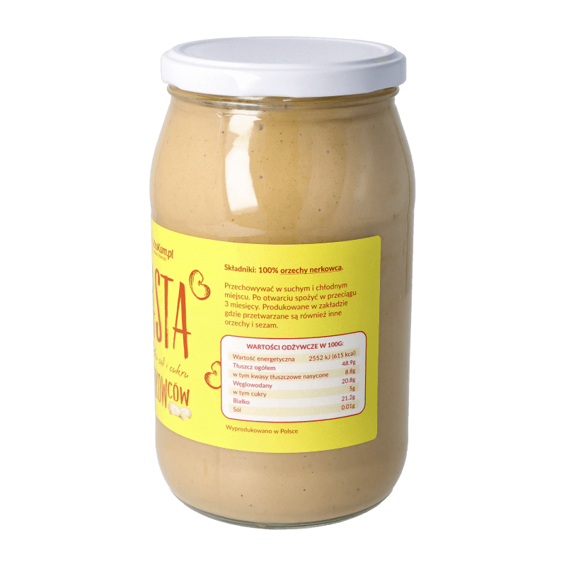 Pasta z nerkowców 900g