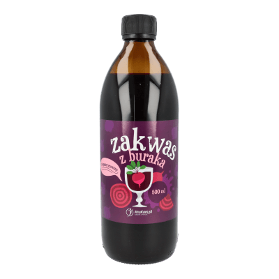 Zakwas z buraków niepasteryzowany 500ml