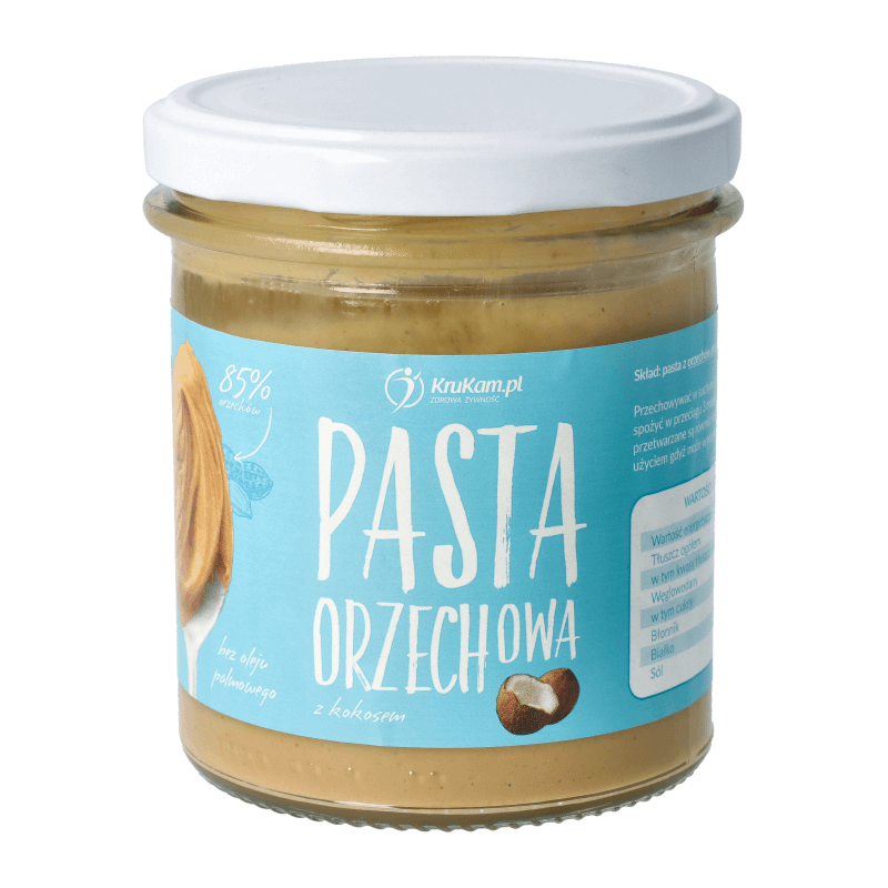 Pasta orzechowa z kokosem 300g