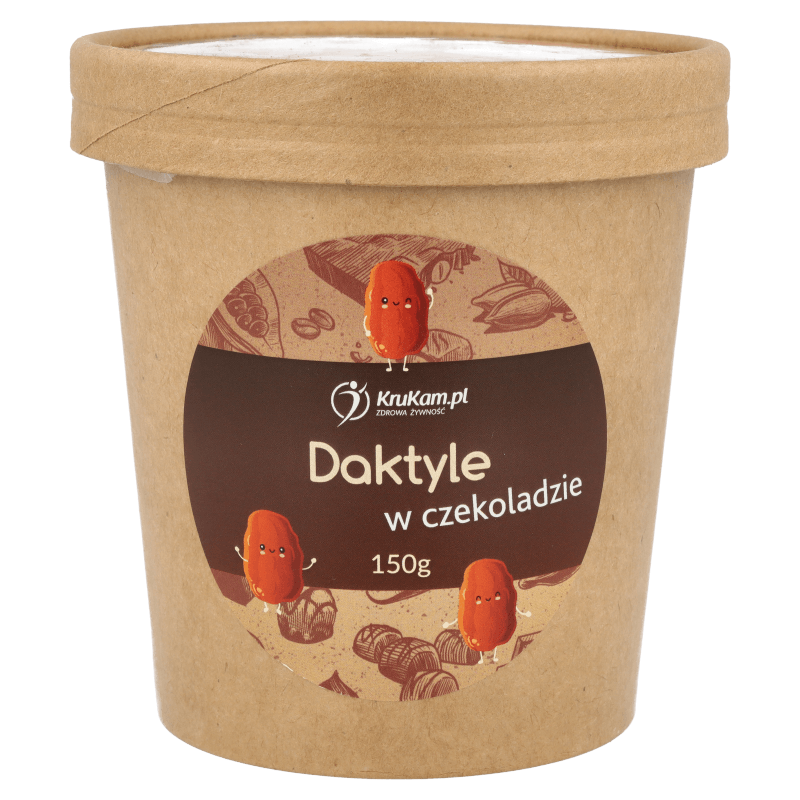 Daktyle w czekoladzie bez dodatku cukru 150g