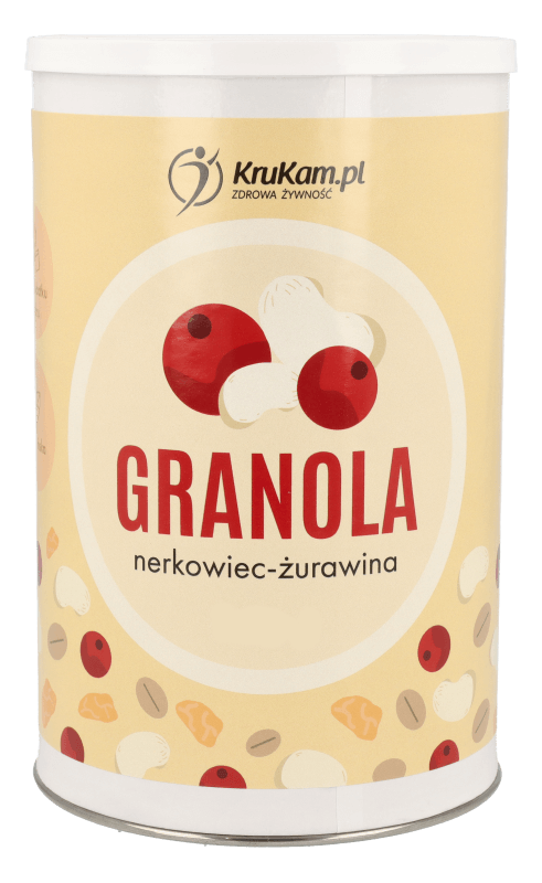 Granola nerkowiec-żurawina 190g