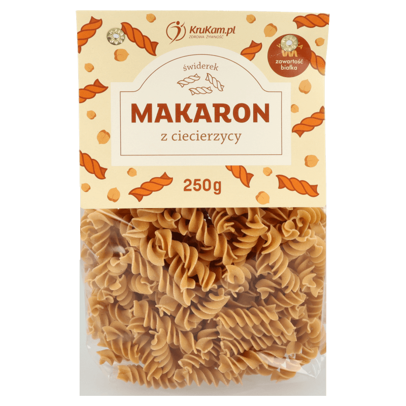 Makaron z ciecierzycy świderki 250g