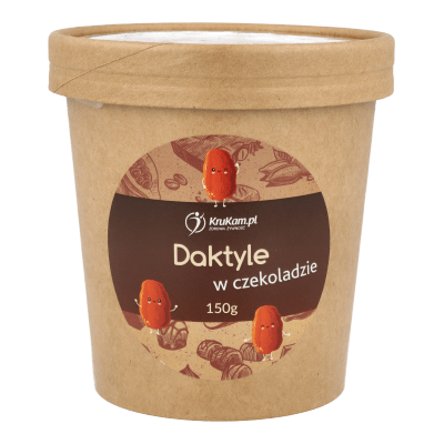 Daktyle w czekoladzie bez dodatku cukru 150g