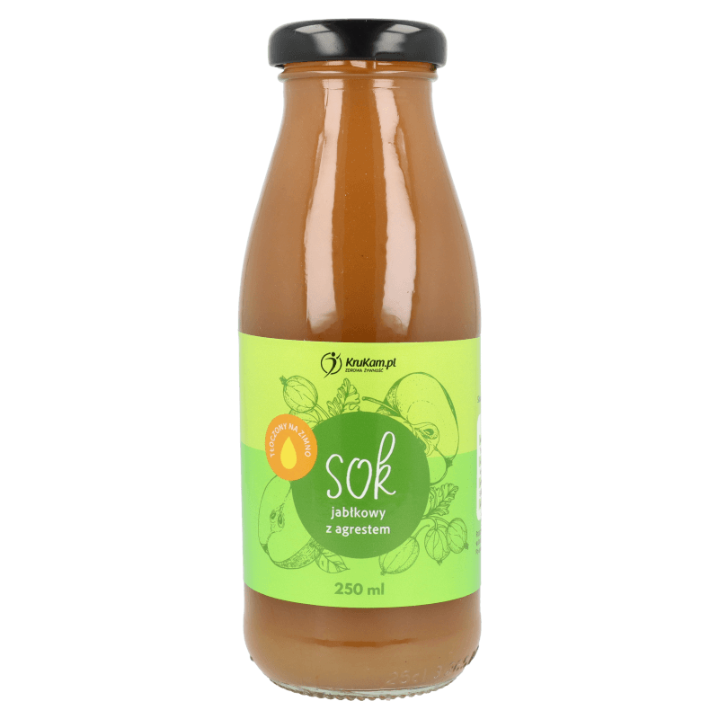 Sok jabłkowy z agrestem 250ml