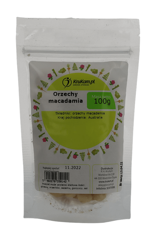 Orzechy macadamia 100g