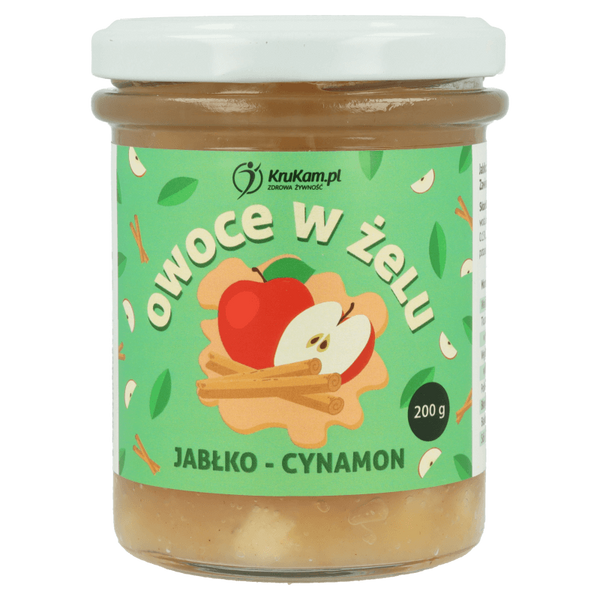 Frużelina Owoce w żelu Jabłko z cynamonem 200g 