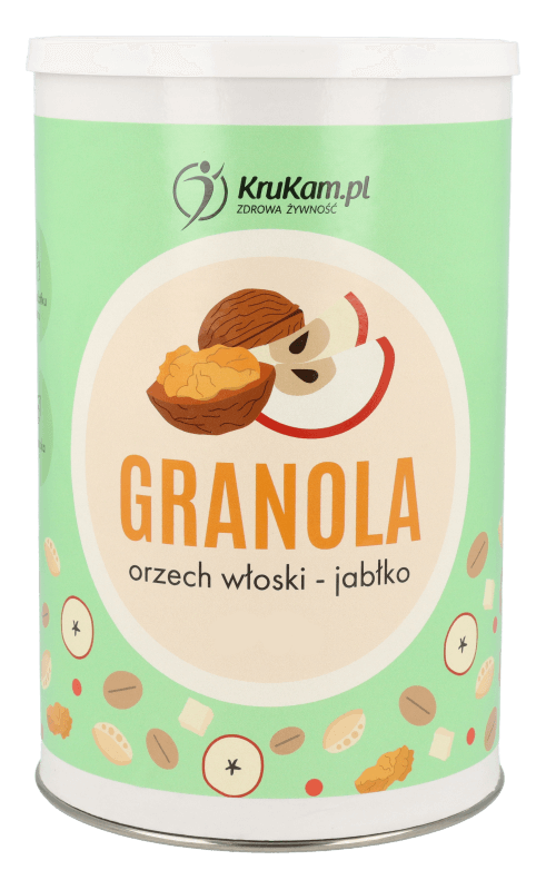 Granola orzech włoski-jabłko 270g 