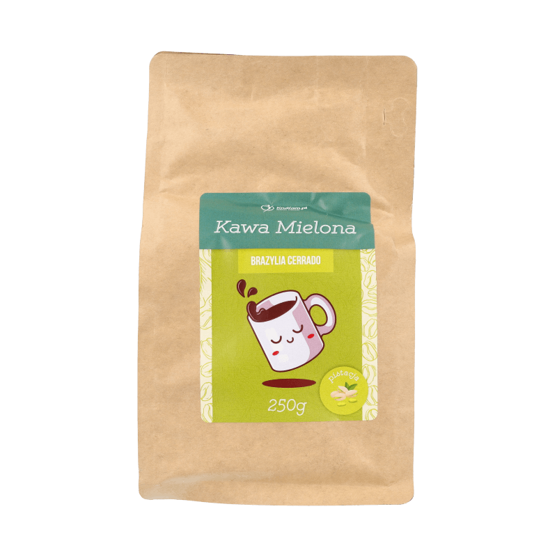 Kawa mielona Brazylia Cerrado pistacjowa 250g