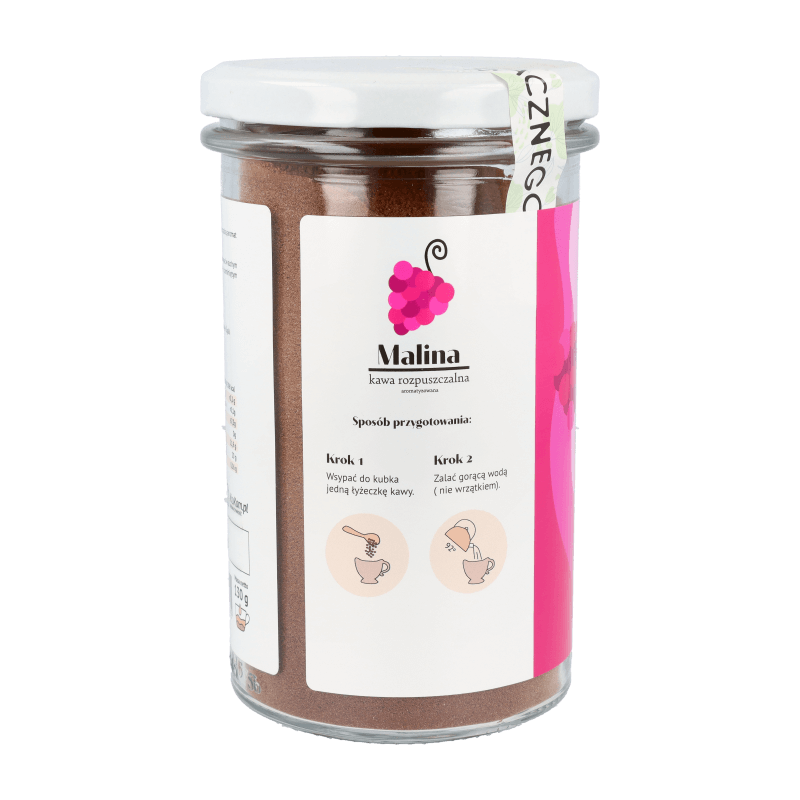 Kawa rozpuszczalna Malinowa 130g