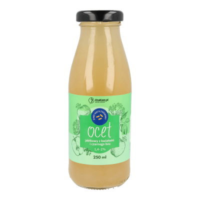 Ocet jabłkowy z kwiatami czarnego bzu 250ml