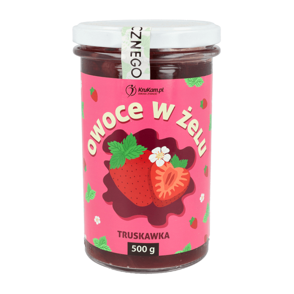 Frużelina Owoce w żelu Truskawka 500g