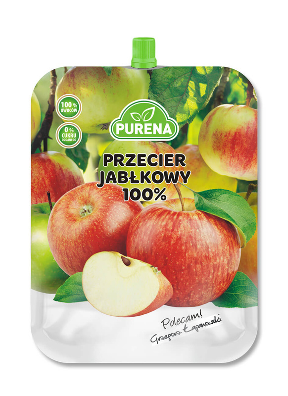 Przecier (mus) owocowy 100% z jabłek 350g Purena