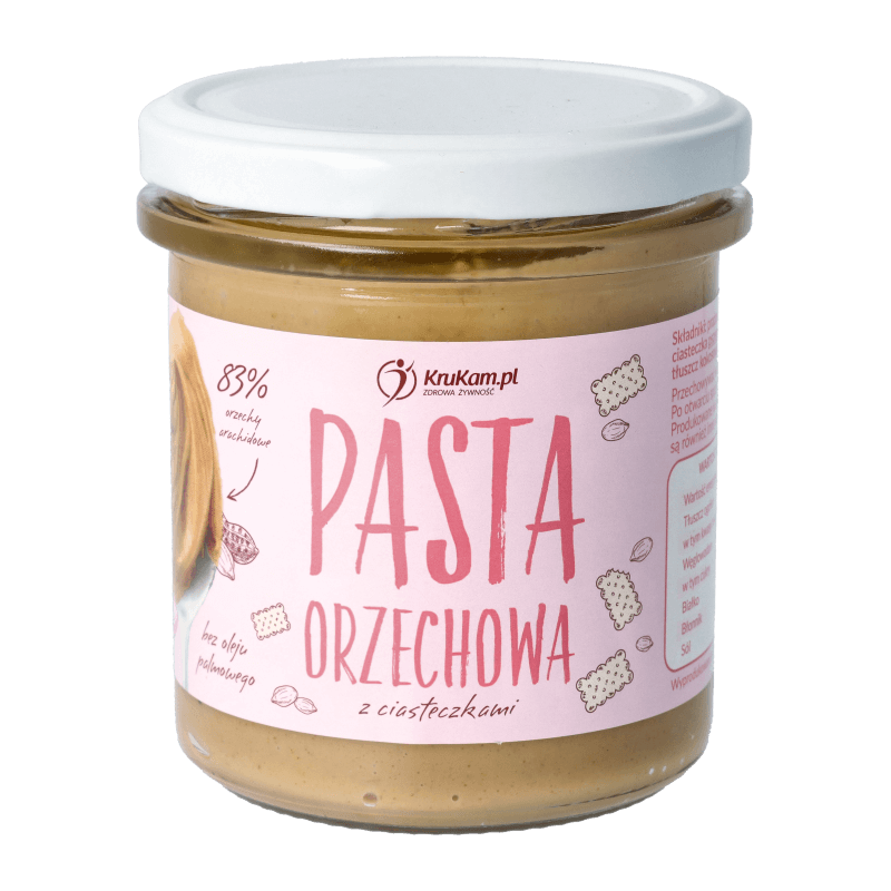 Pasta Orzechowa z ciasteczkami 300g