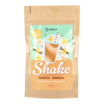 Mieszanka na shake wysokobiałkowy orzech wanilia 65g