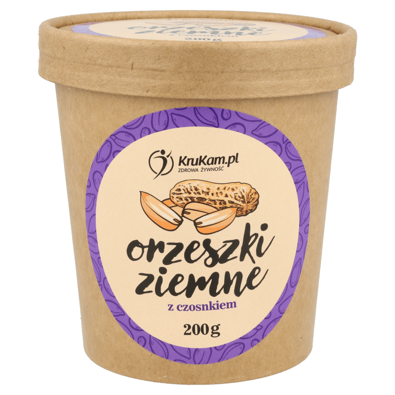 Orzeszki ziemne z czosnkiem 200g