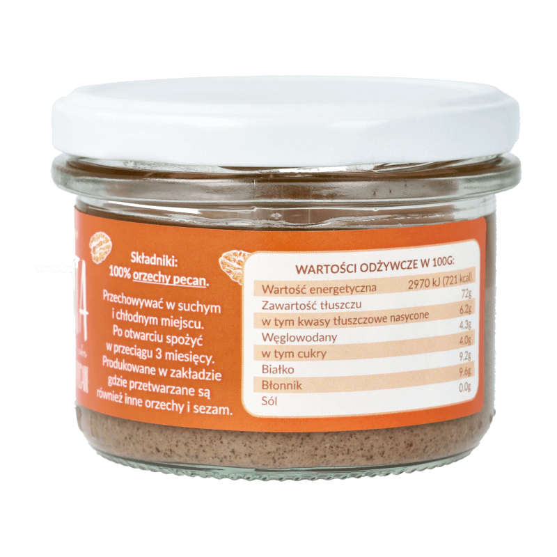Pasta z orzechów pecan 150g