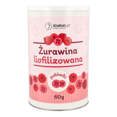 Żurawina liofilizowana połówki 60g 