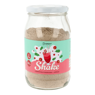 Mieszanka na shake czerwona porzeczka jarmuż 325g (5 porcji)