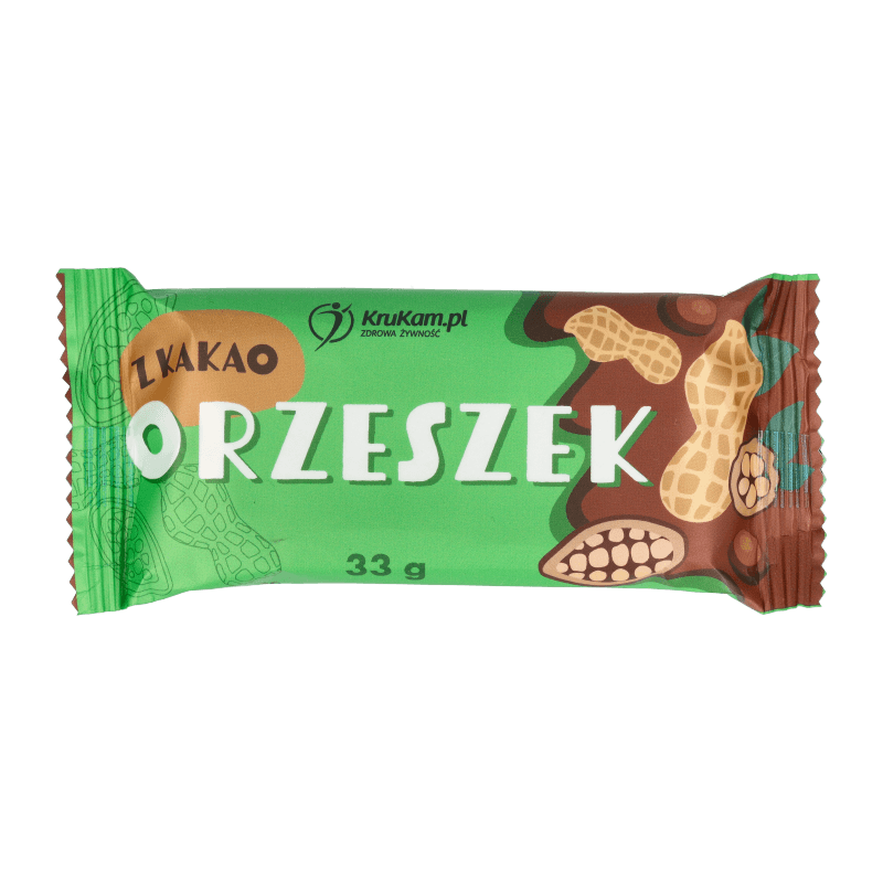 Orzeszek z kakao baton w czekoladzie 33g