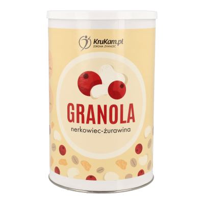 Granola nerkowiec-żurawina 190g