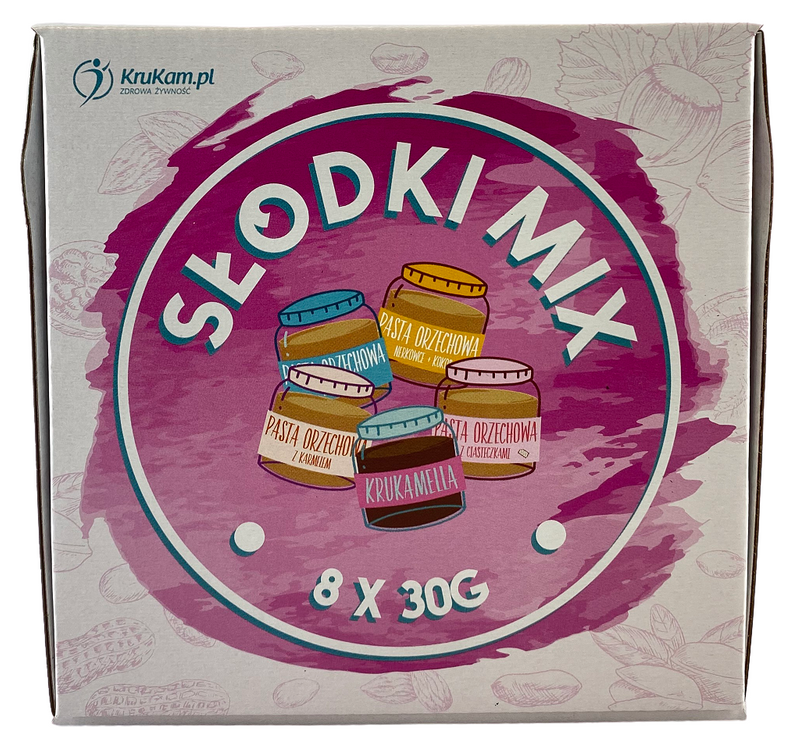 Zestaw Past Słodki MIX 100% 8 x 30 g