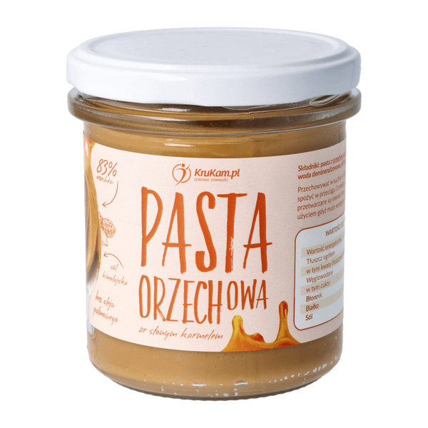 Pasta orzechowa ze słonym karmelem 300g