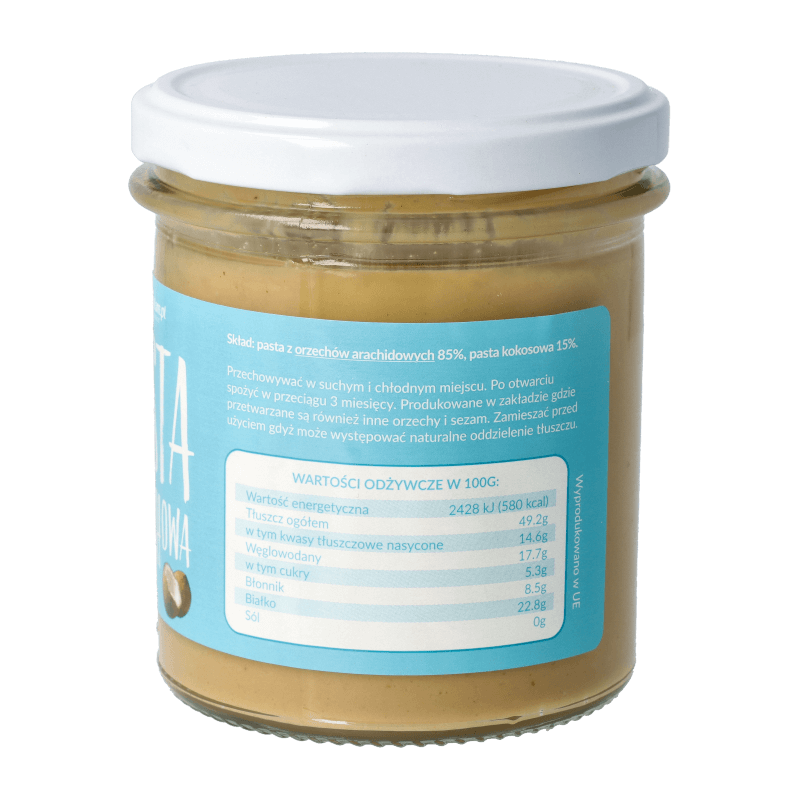 Pasta orzechowa z kokosem 300g