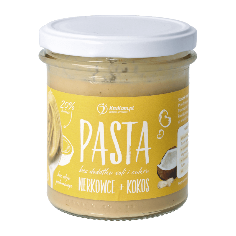 Pasta z nerkowców z kokosem 300g