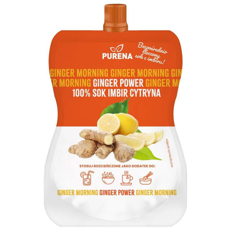 Ginger morning sok z imbiru i cytryny 180ml  Purena