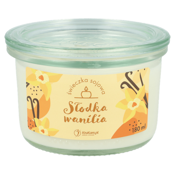 Świeczka sojowa Słodka Wanilia 150ml