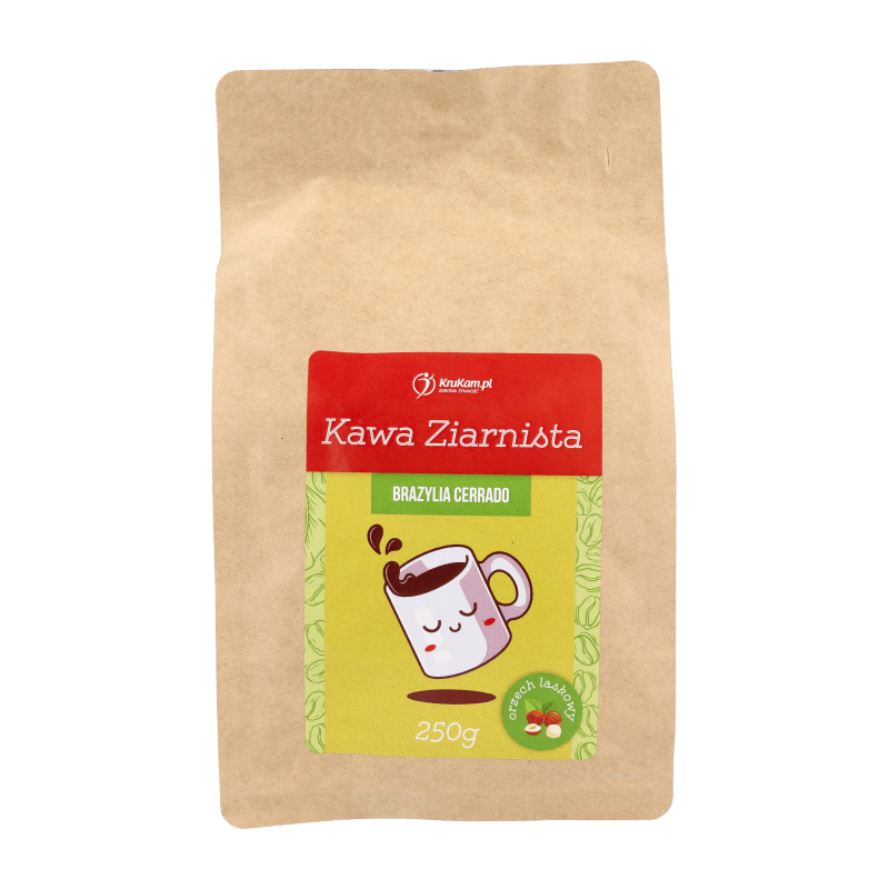 Kawa ziarnista Brazylia Cerrado laskowa 250g